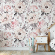 Papier peint panoramique floral