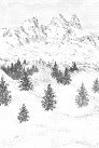 Papier peint Aiguilles d'Arves