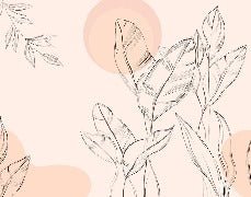 Papier peint gracieuse flore