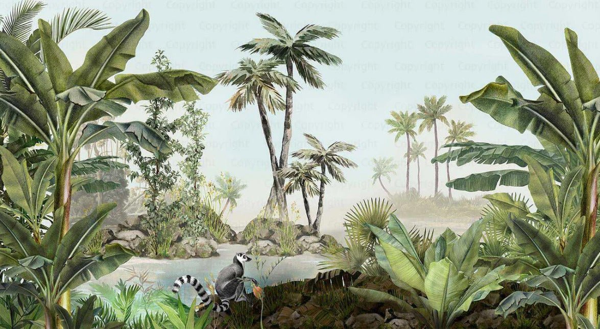 Papier peint Jungle luxuriante