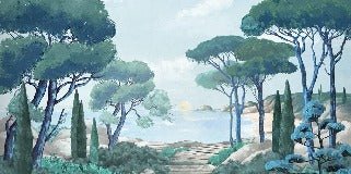 Papier peint balade dans les calanques