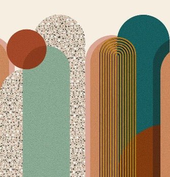 Papier peint Art pop déco graphique tendance
