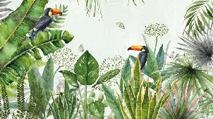 Papier peint Jungle oiseau exotique, XXL, tendance