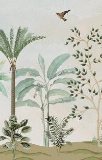 Papier peint chinoiserie jungle