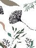Papier peint ginkgo artiste floral