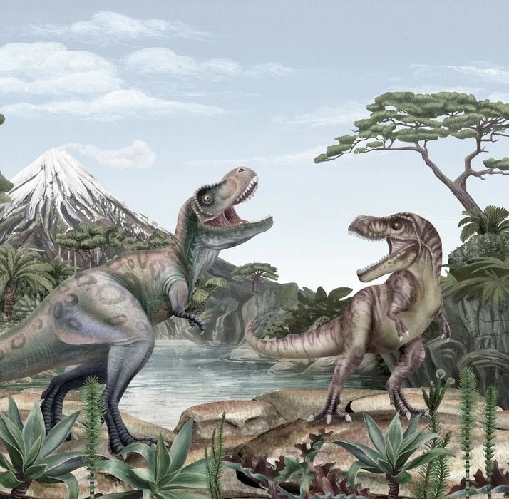 Papier peint le monde des dinosaures