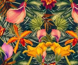 Papier peint toilette Orange Tropical