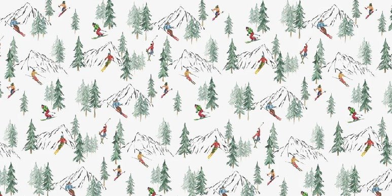 Papier peint Alpine glisse