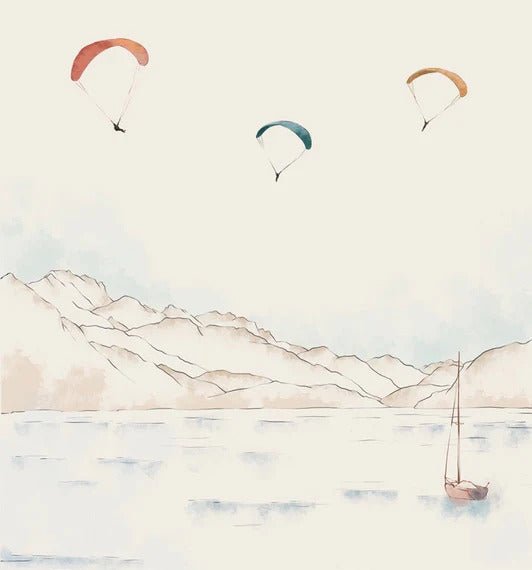 Papier peint Annecy, cimes & art