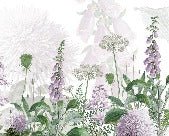 Papier peint fleur danse des clochettes