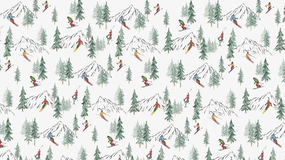 Papier peint Alpine glisse