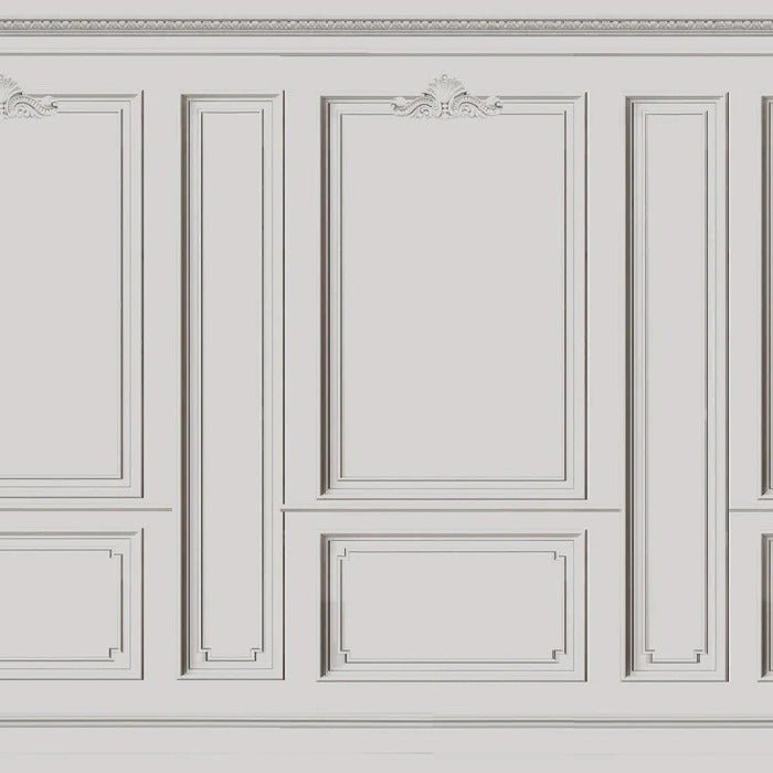 Papier peint Français Haussmannien Gris chaud