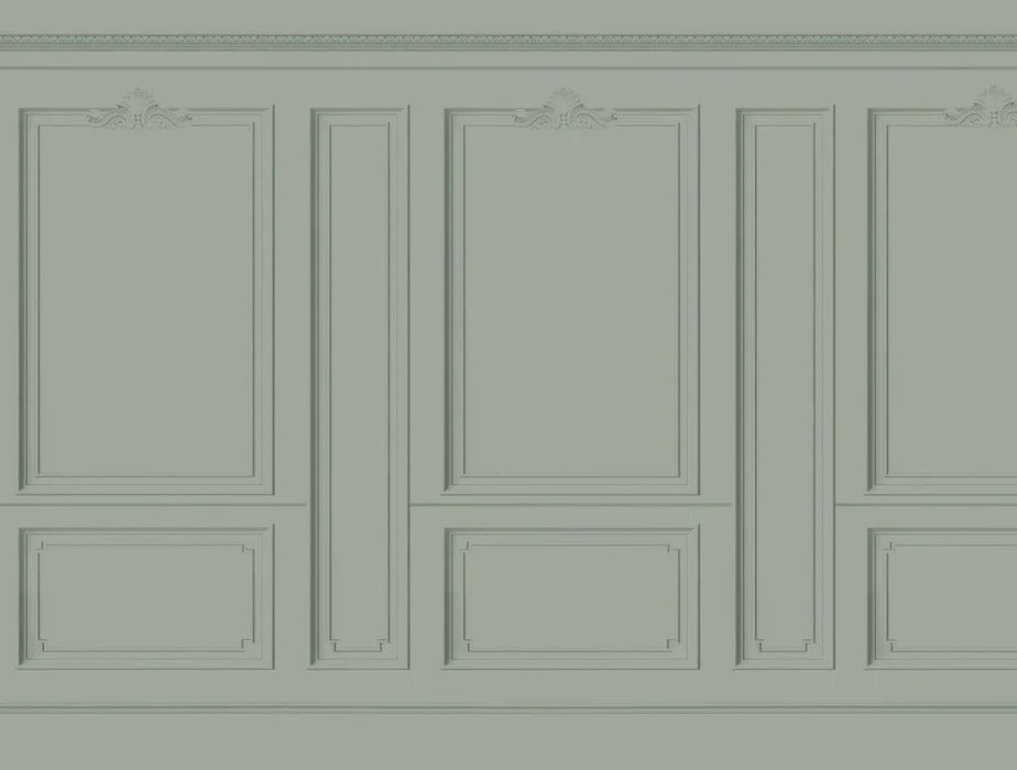 Papier peint Haussmann Vert de gris