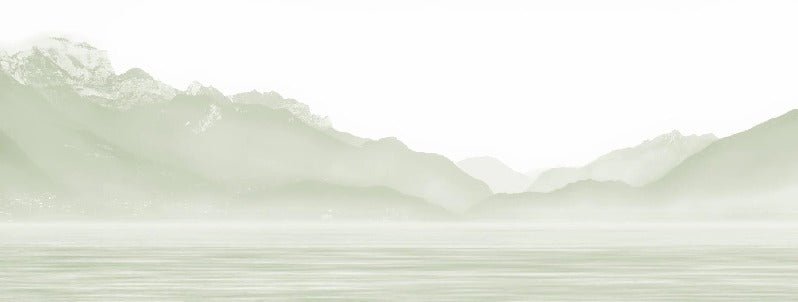 Papier peint Annecy et son lac paisible vert