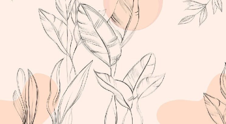 Papier peint gracieuse flore