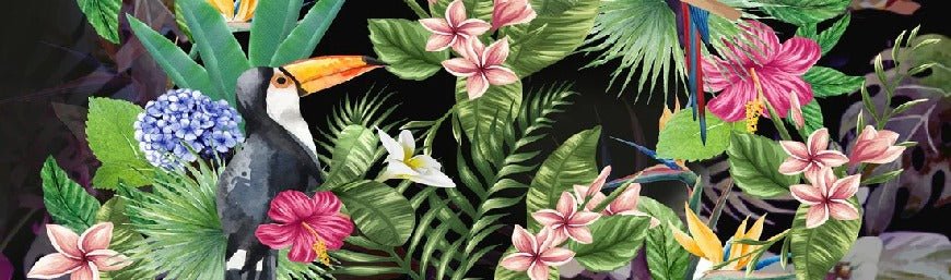 Papier peint Tropical & Toucan