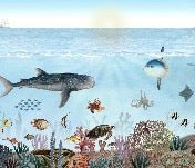 Papier peint animaux marins