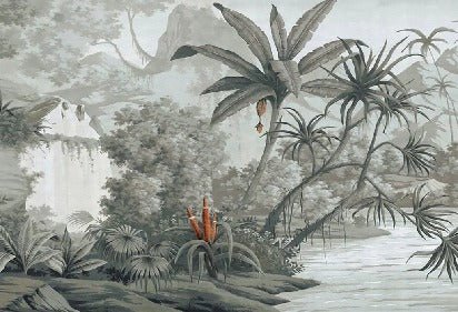 Papier peint Jungle Contrast, XXL, tendance