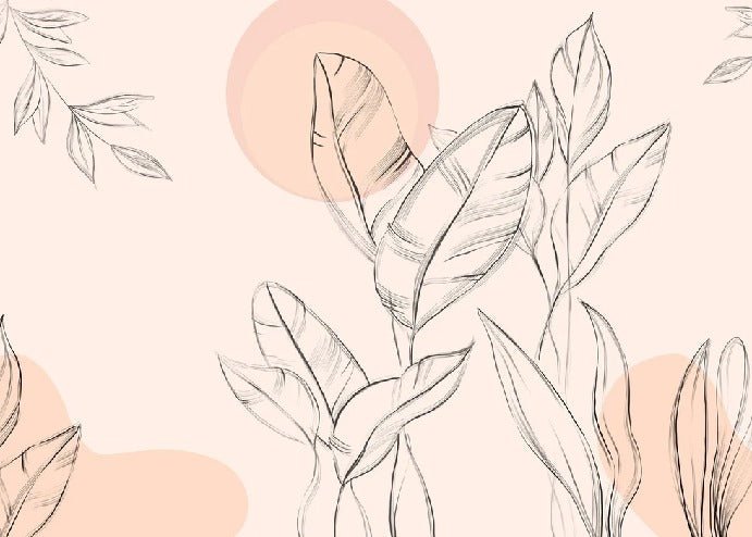 Papier peint gracieuse flore