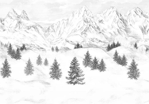 Papier peint Aiguilles d'Arves