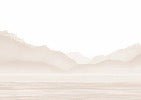 Papier peint Annecy et son lac paisible beige