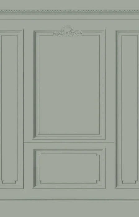 Papier peint Haussmann Vert de gris