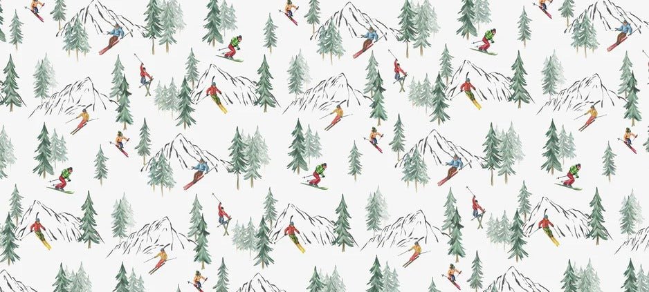 Papier peint Alpine glisse