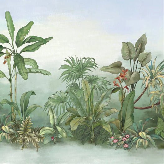Papier peint toilette végétal botanic