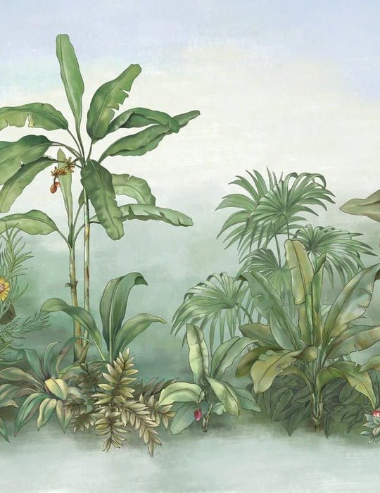 Papier peint toilette végétal botanic