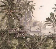 Papier peint jungle haven léopard