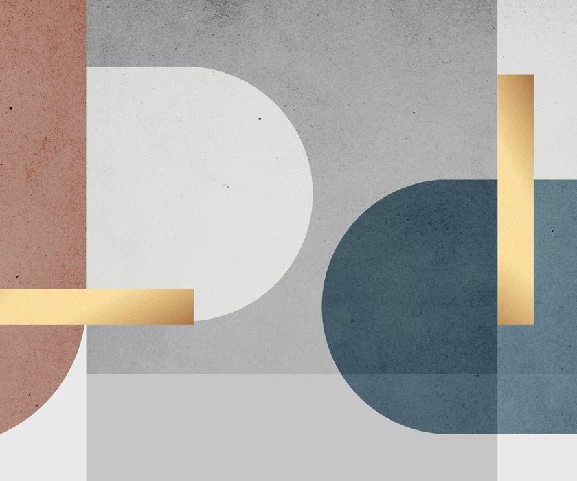 Papier peint ciment graphique