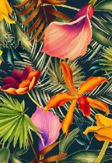 Papier peint toilette Orange Tropical