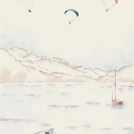 Papier peint Annecy, cimes & art