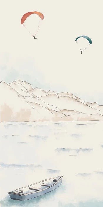 Papier peint Annecy, cimes & art