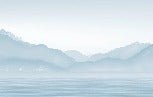 Papier peint Annecy et son lac paisible