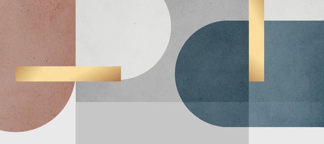 Papier peint ciment graphique