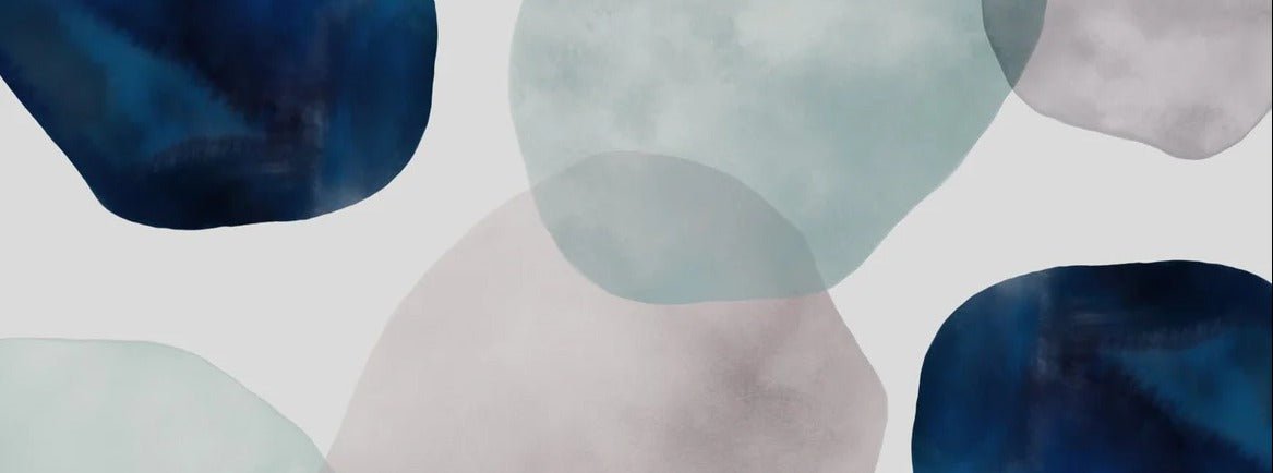 Papier peint cercle abstrait watercolor