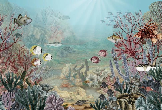 Papier peint vie sous la mer