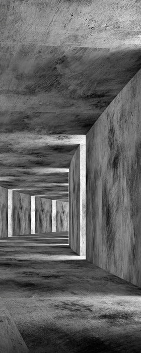 Papier peint trompe l'oeil 3D industriel