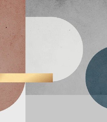 Papier peint ciment graphique