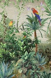 Papier peint Jungle Parrot