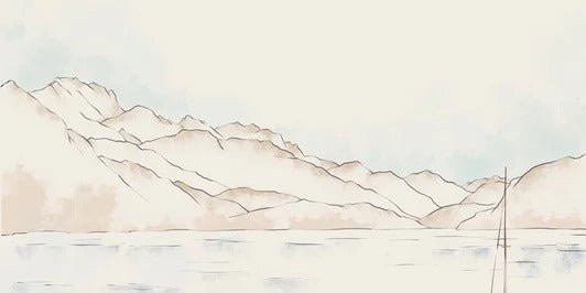 Papier peint Annecy, cimes & art