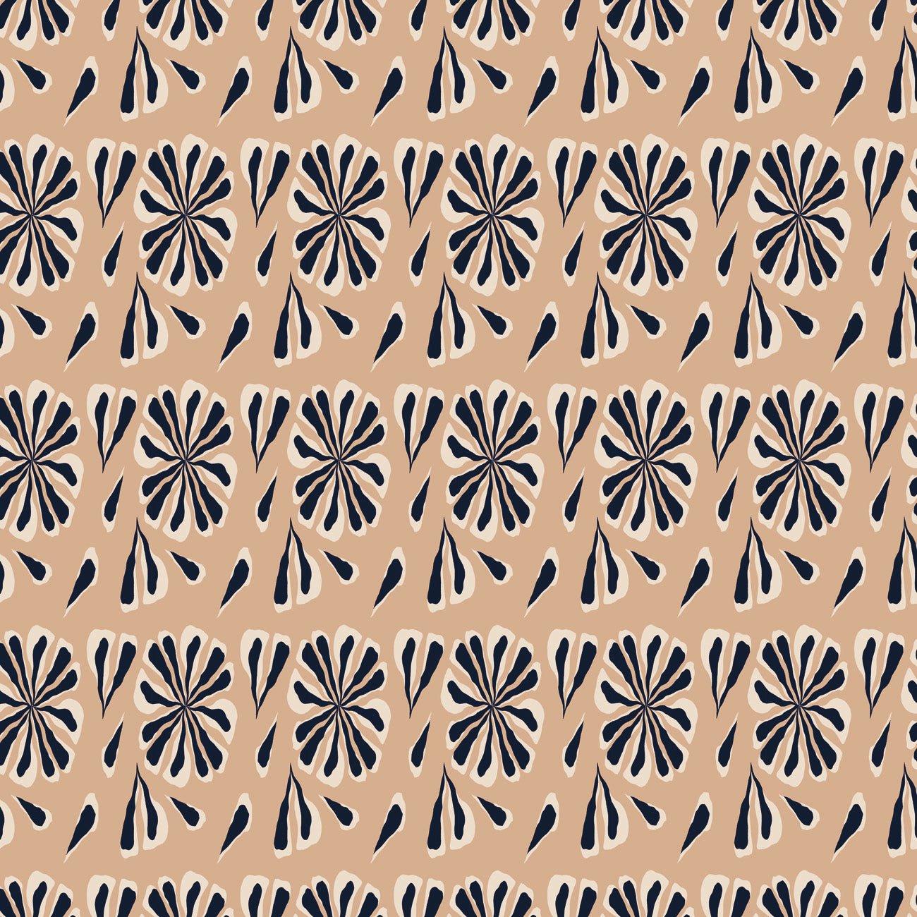 Papier peint camel rosacé, XXL, tendance