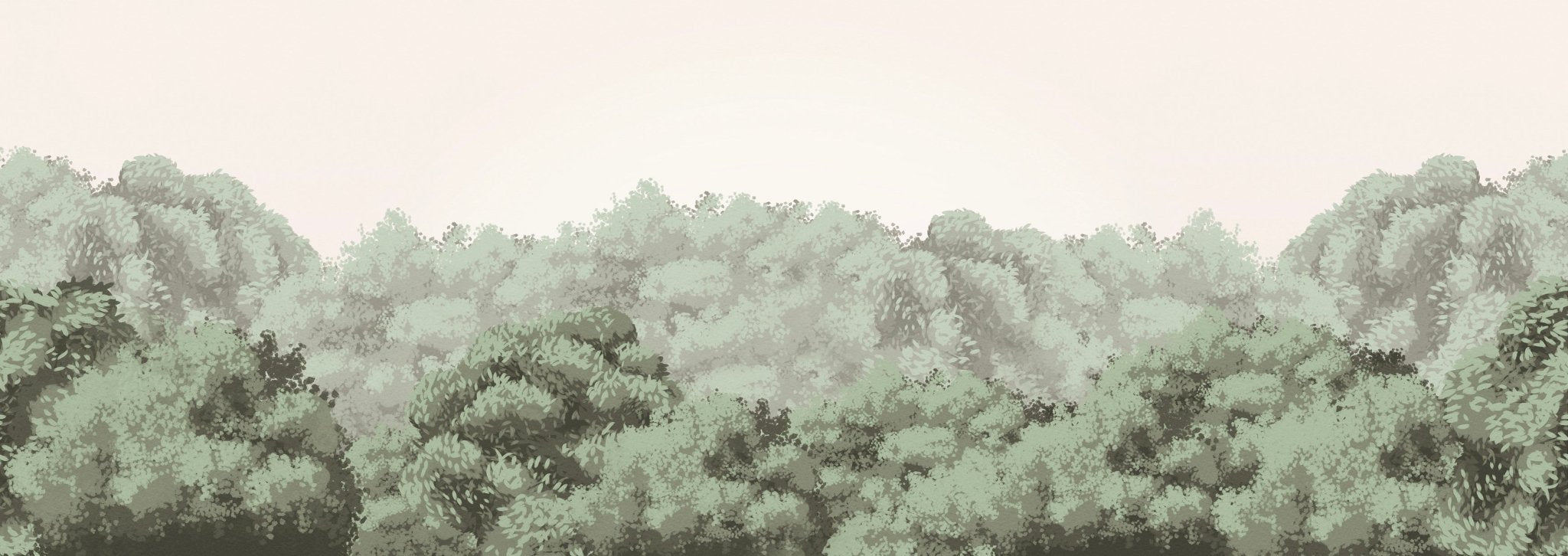 Papier peint panoramique buisson, XXL, tendance