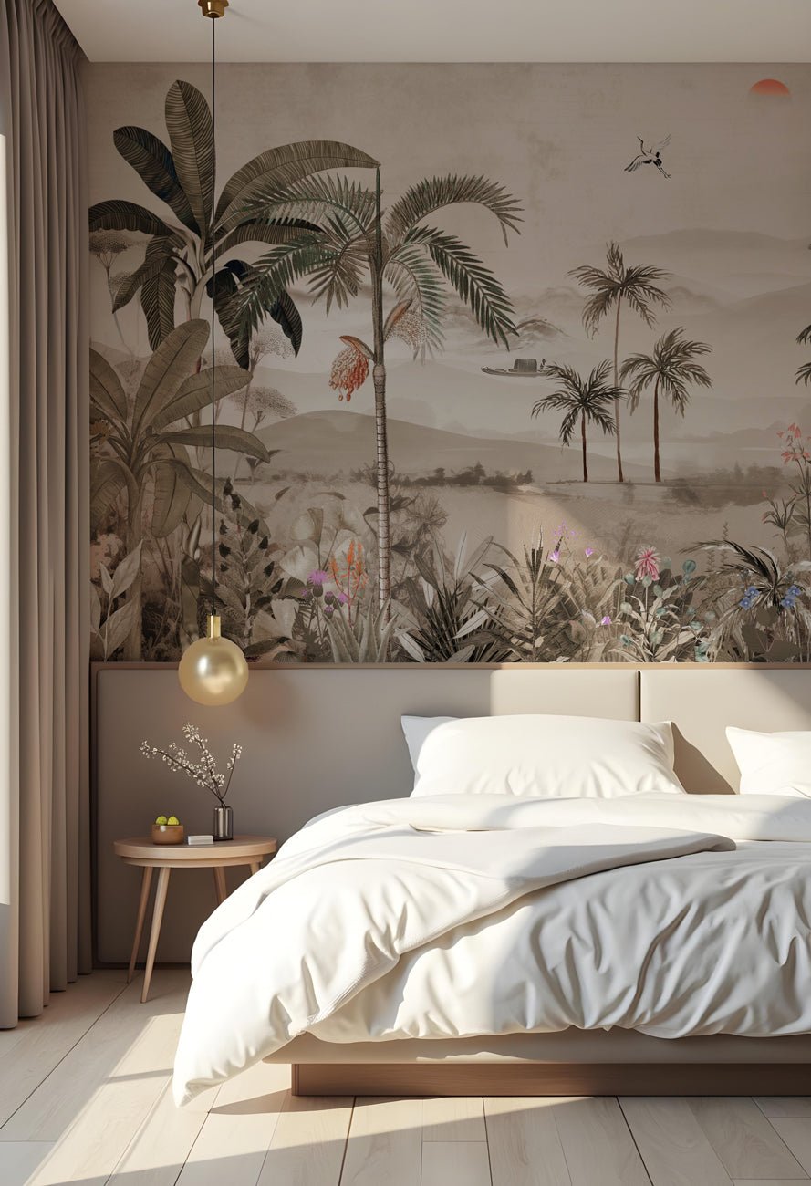 Papier peint l'art de la jungle peint, XXL, tendance