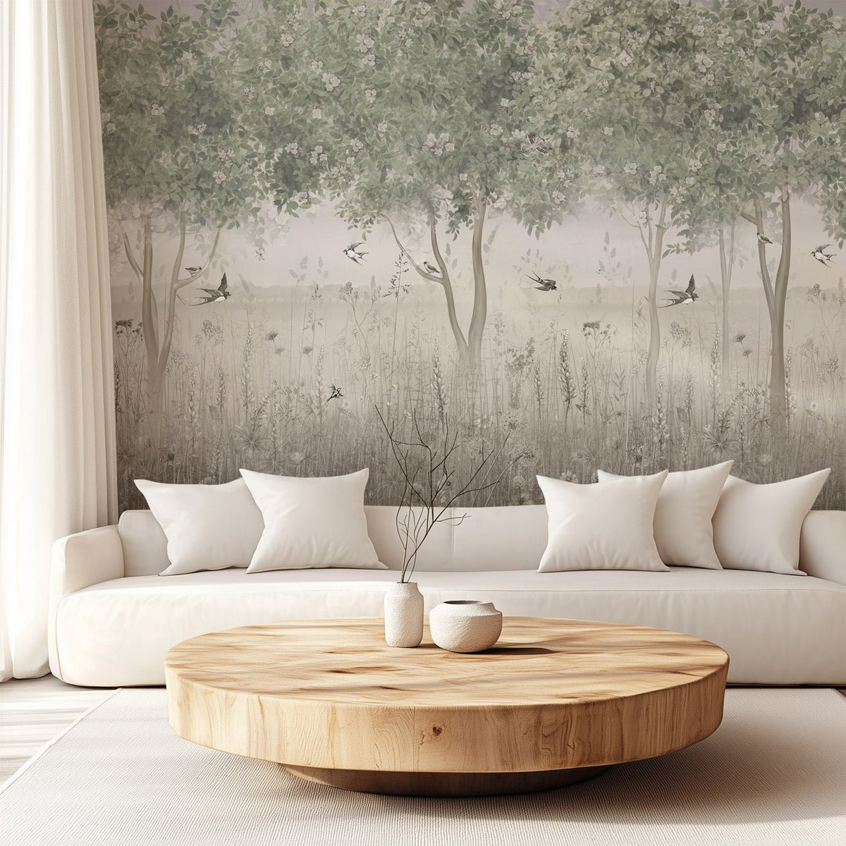 Papier peint panoramique clairière