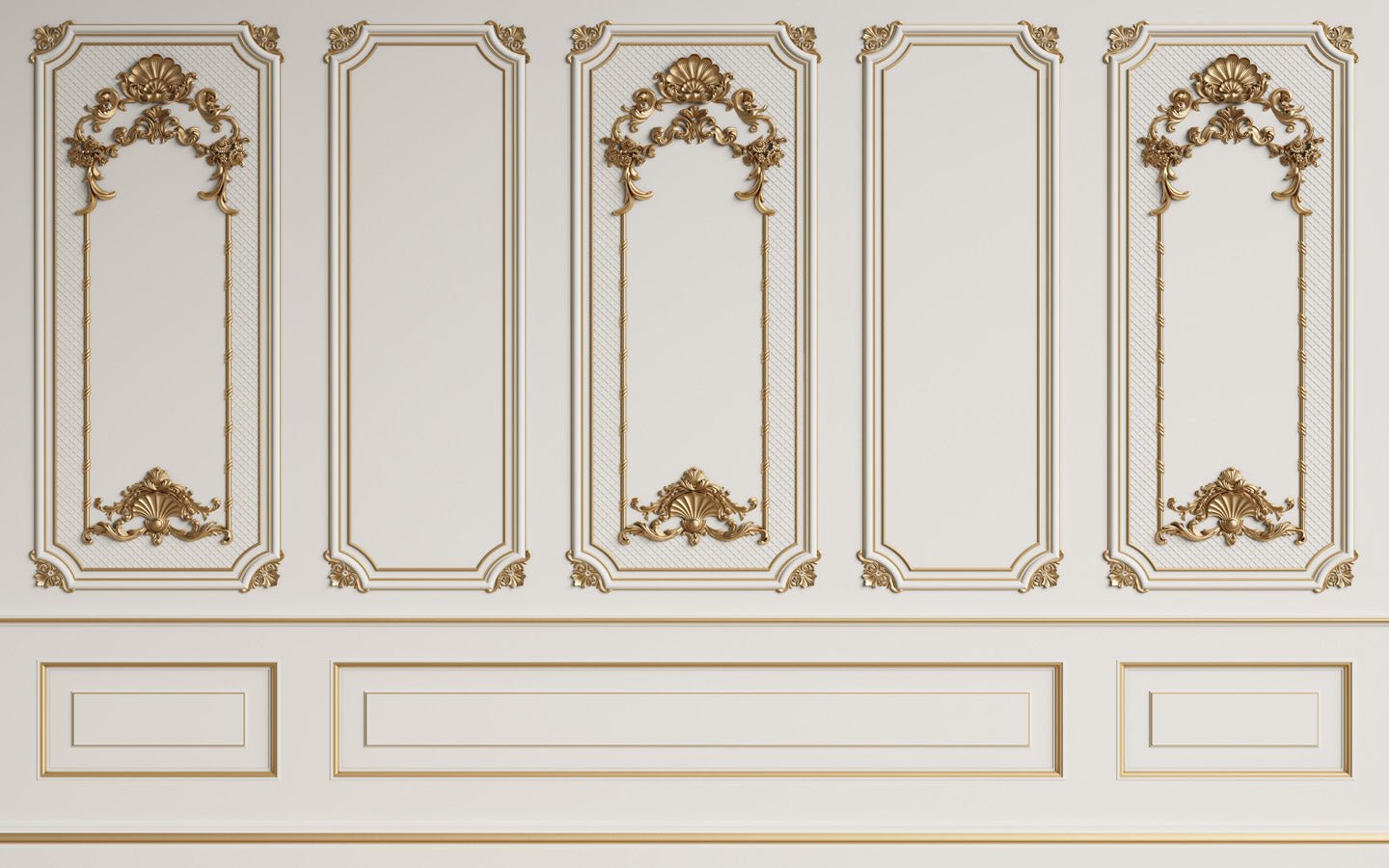 Papier peint Trompe l'oeil Haussmanien Paris, mural concept, tendance