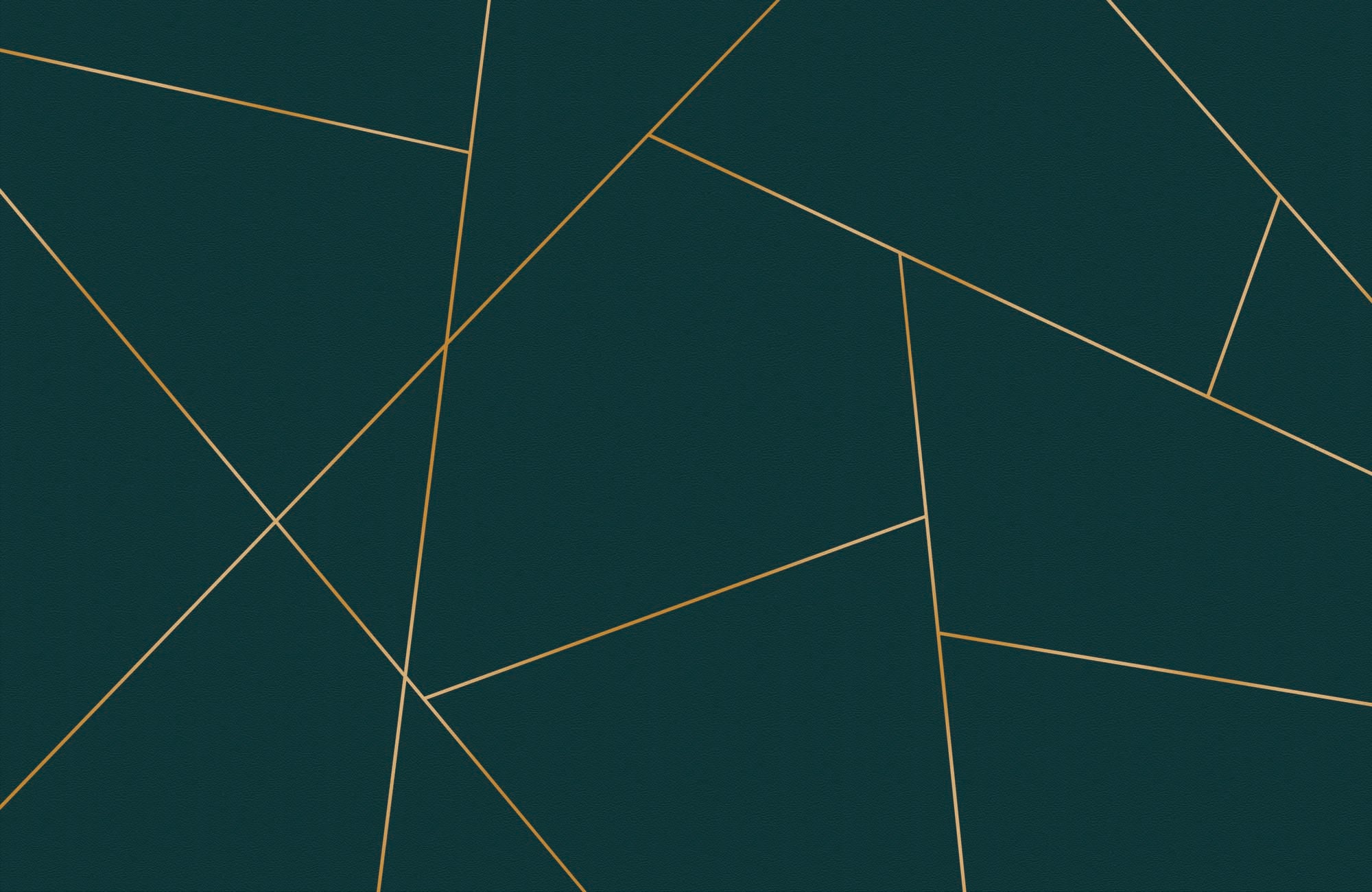 Papier peint panoramique Zig Zag vert, XXL, tendance