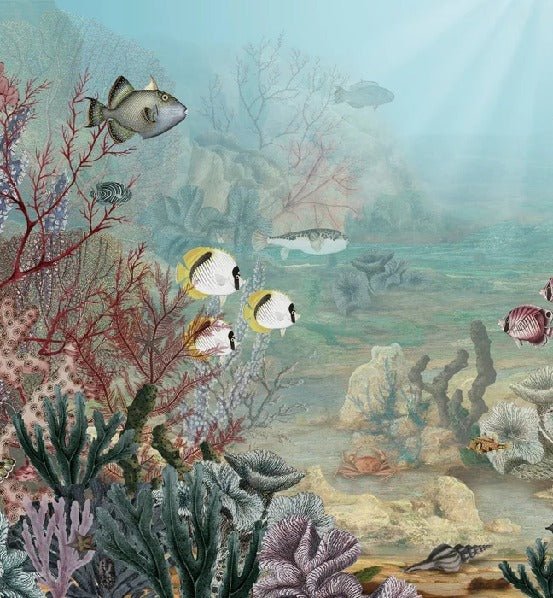 Papier peint vie sous la mer