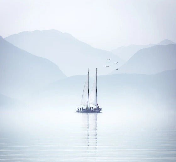 Papier peint lac Annecy navigation